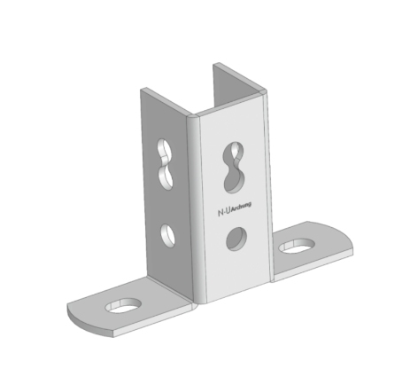 福建邁克管件支吊架產(chǎn)品：標(biāo)準(zhǔn)型槽鋼底座